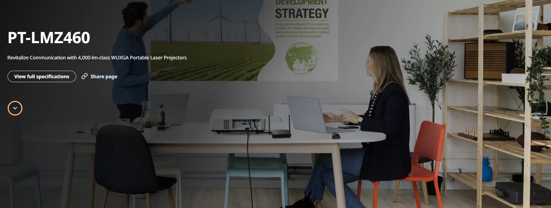 Máy chiếu Laser công nghệ LCD Panasonic PT-LMZ460